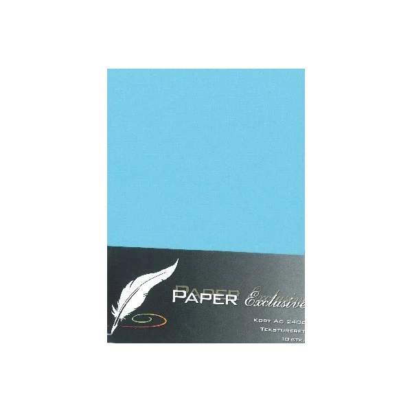 Paper Exclusive Dobbelt Kort A6, 240 g, Tekstureret, 10 stk